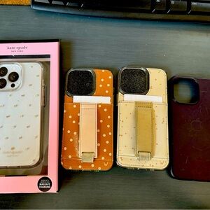 Apple, Walli and Kate Spade iPhone 13 Pro Case Bundle